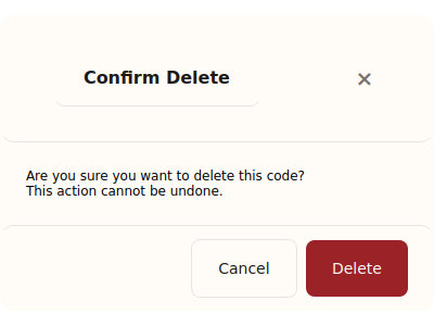 Modal Dialog